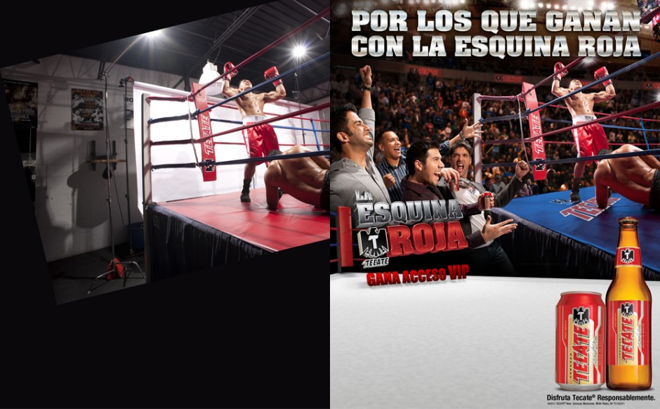 Boxing Ring for Tecate, ©Tom Hussey